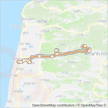 49 Bus Line Map