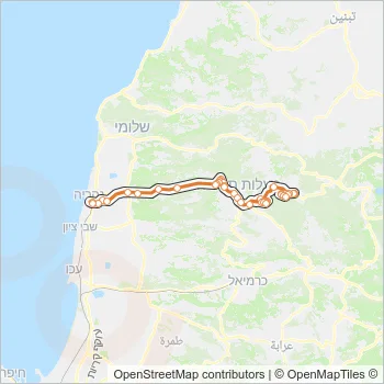 50 Bus Line Map