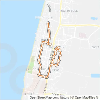 62 Bus Line Map