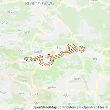 66 Bus Line Map