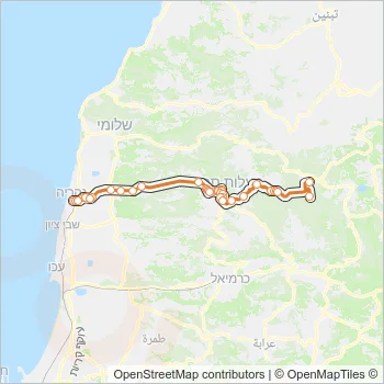 81 Bus Line Map