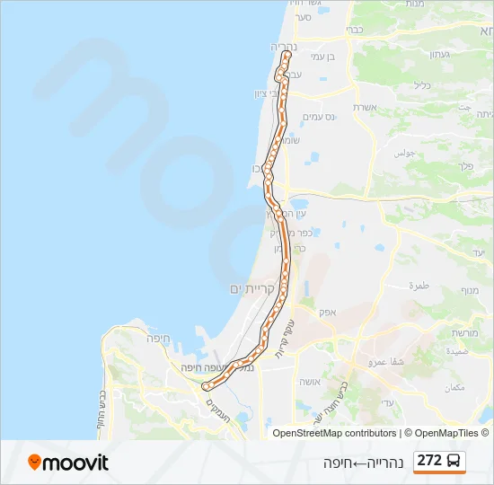 272 Bus Line Map