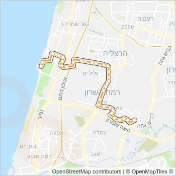 27 Bus Line Map