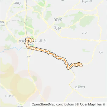 50 Bus Line Map