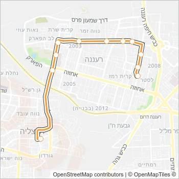 63 Bus Line Map