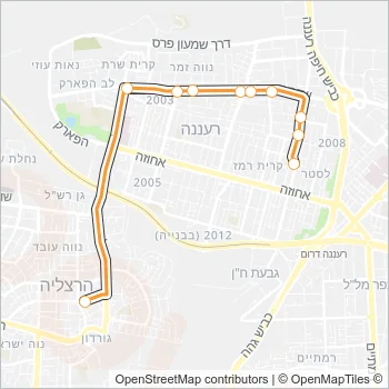 63 Bus Line Map