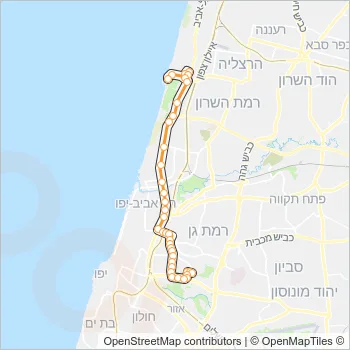 91 Bus Line Map