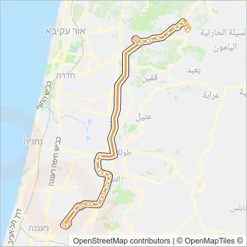 298 Bus Line Map