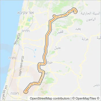 298 Bus Line Map