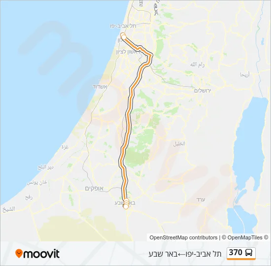 370 Bus Line Map