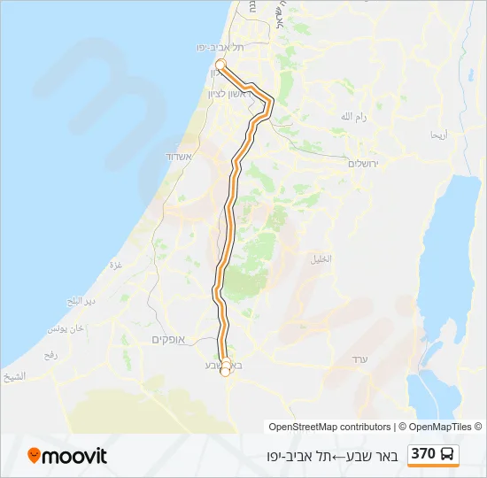 370 Bus Line Map