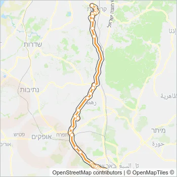 371 Bus Line Map