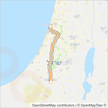380 Bus Line Map