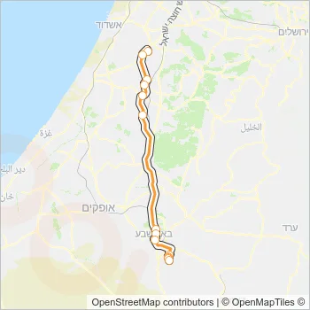 687 Bus Line Map