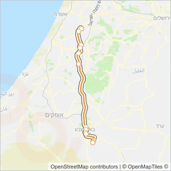 687 Bus Line Map