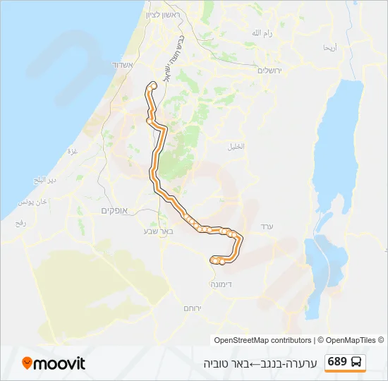 689 Bus Line Map