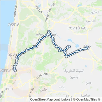 156 Bus Line Map