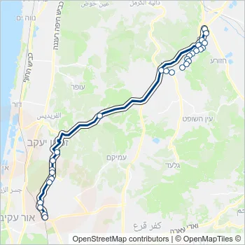 157 Bus Line Map