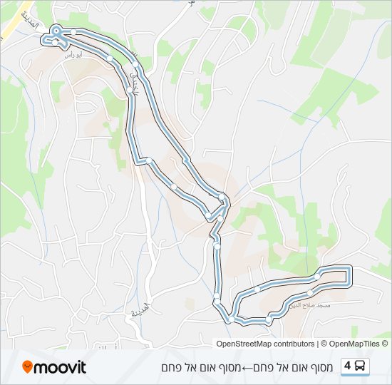 4 bus Line Map