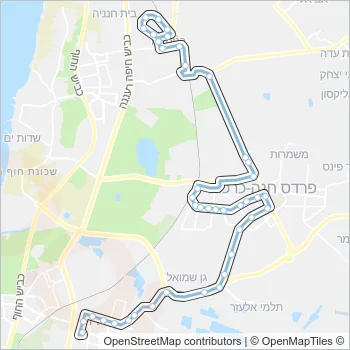 21 Bus Line Map