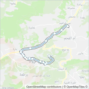 38 Bus Line Map