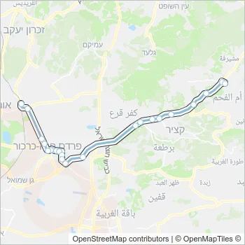 45 Bus Line Map