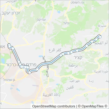 45 Bus Line Map