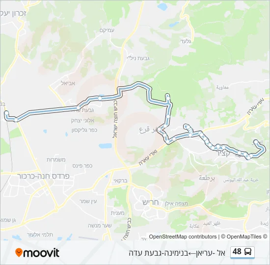 48 Bus Line Map