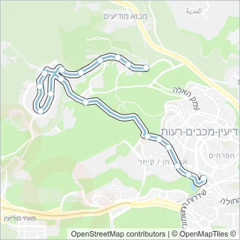55 Bus Line Map