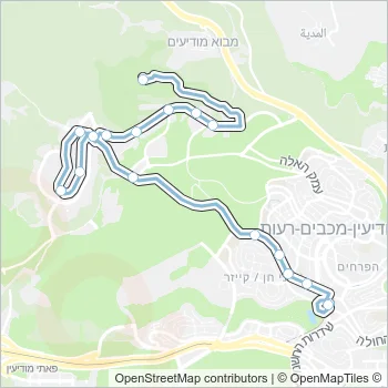55 Bus Line Map