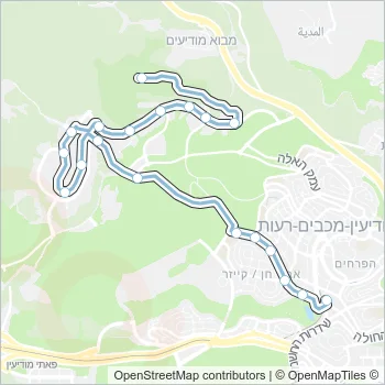 55 Bus Line Map