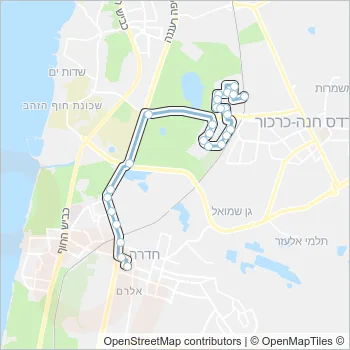 67 Bus Line Map