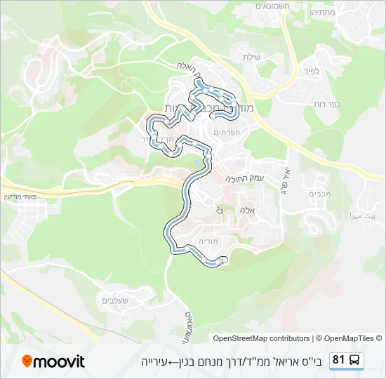 81 Bus Line Map