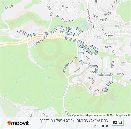 82 Bus Line Map