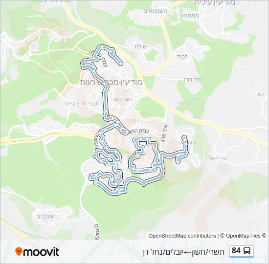 84 Bus Line Map