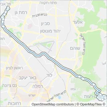 104 Bus Line Map