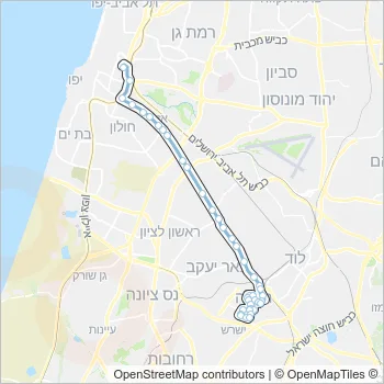 245 Bus Line Map