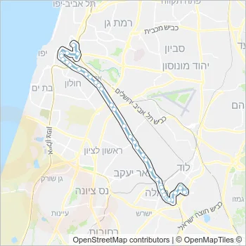 451 Bus Line Map