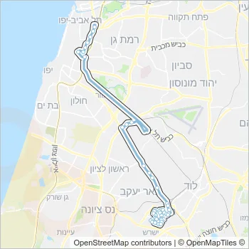 454 Bus Line Map