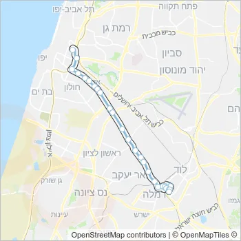 457 Bus Line Map