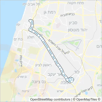 457 Bus Line Map