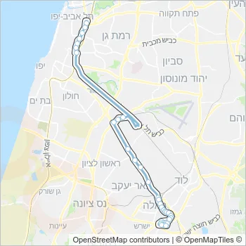 458 Bus Line Map