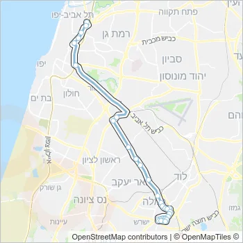 458 Bus Line Map