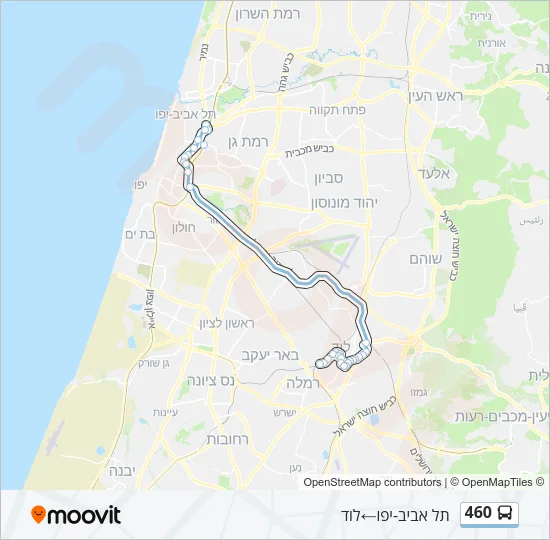460 Bus Line Map