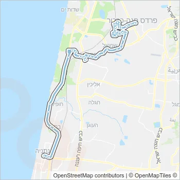 729 Bus Line Map