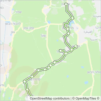 14 Bus Line Map
