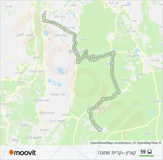 59 Bus Line Map