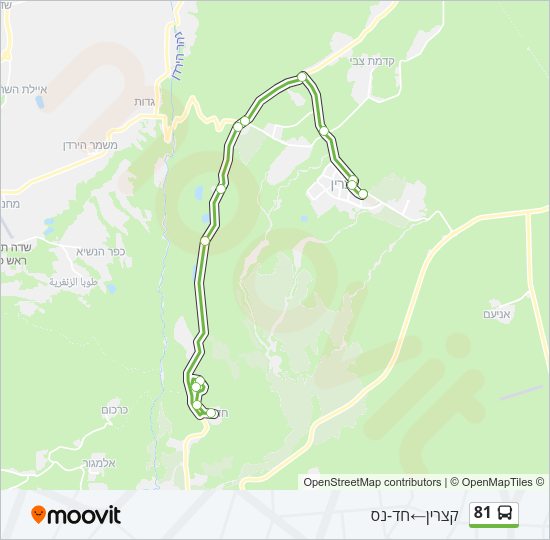 81 Bus Line Map