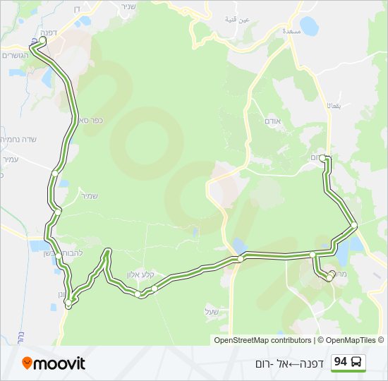 94 Bus Line Map