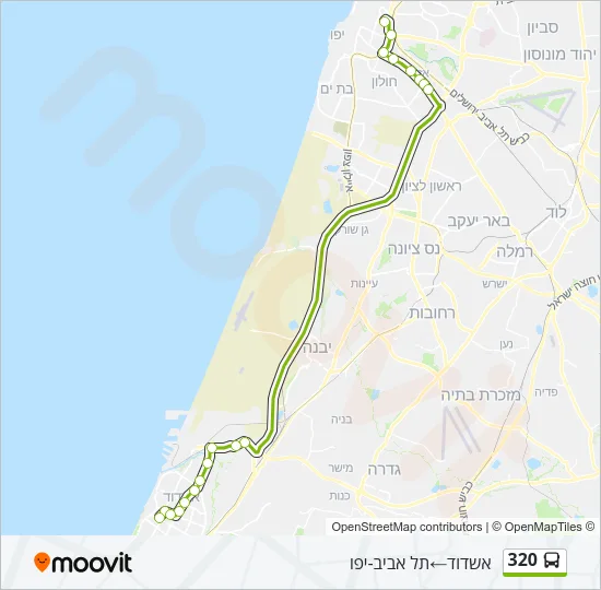 320 Bus Line Map